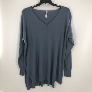 Light Blue XL Zenana Premium Sweater
